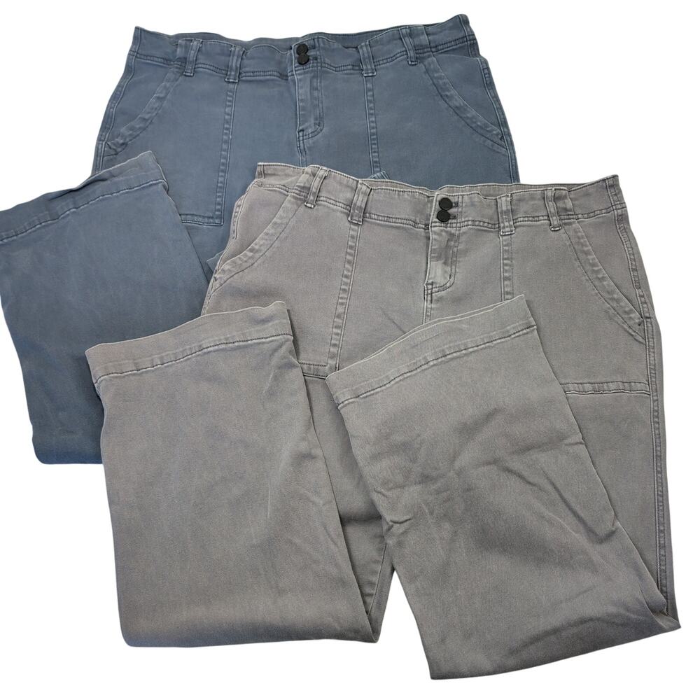 Bundle of 2 Pairs Flamin Gals Wide Leg Jeans, Size 3XL
